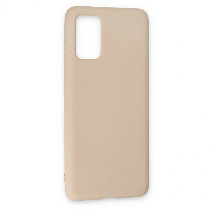 Galaxy S20 Kılıf Nano İçi Kadife  - Pudra