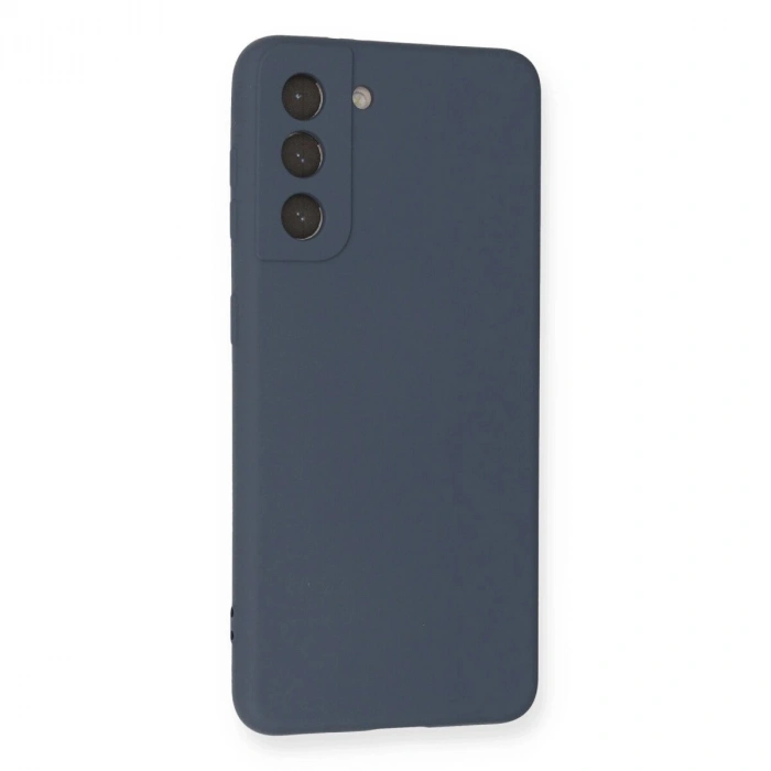 Galaxy S21 Kılıf Nano İçi Kadife  - Gri