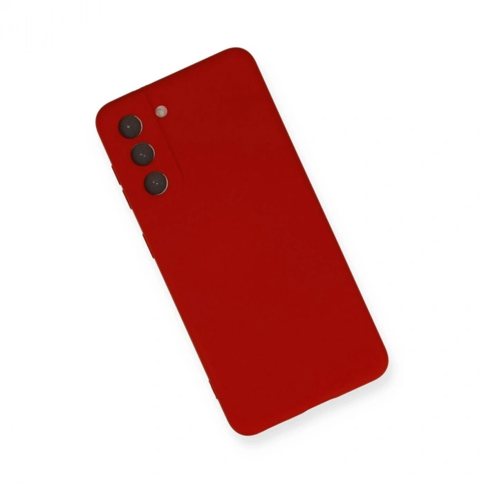 Galaxy S21 Kılıf Nano İçi Kadife  - Kırmızı