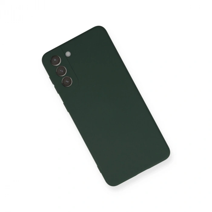 Galaxy S21 Plus Kılıf Nano İçi Kadife  - Koyu Yeşil