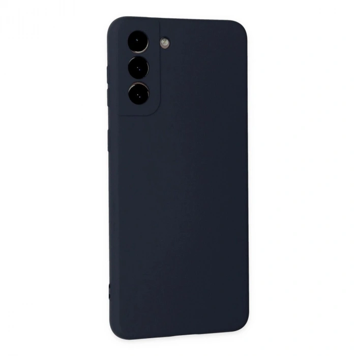 Galaxy S21 Plus Kılıf Nano İçi Kadife  - Lacivert