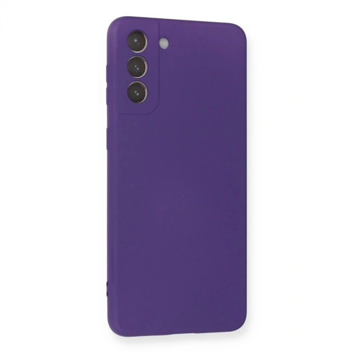 Galaxy S21 Plus Kılıf Nano İçi Kadife  - Mor