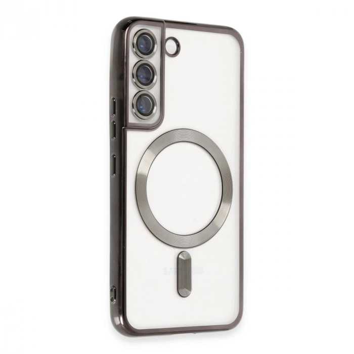Galaxy S22 Kılıf Kross Magneticsafe Kapak - Siyah