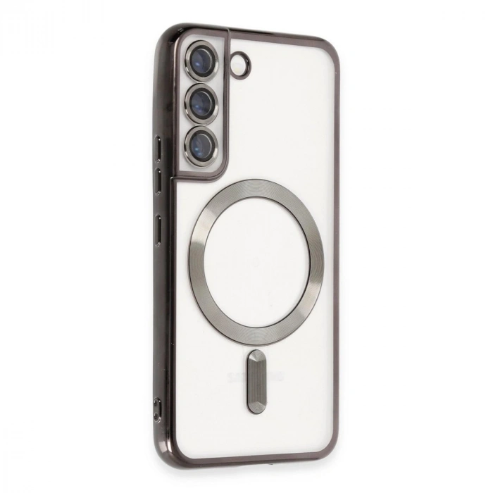 Galaxy S22 Kılıf Kross Magneticsafe Kapak - Siyah