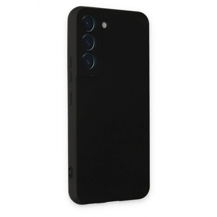 Galaxy S22 Kılıf Nano İçi Kadife  - Siyah