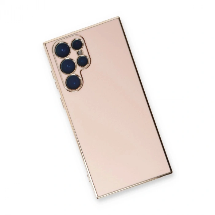 Galaxy S22 Ultra Kılıf Volet  - Pembe