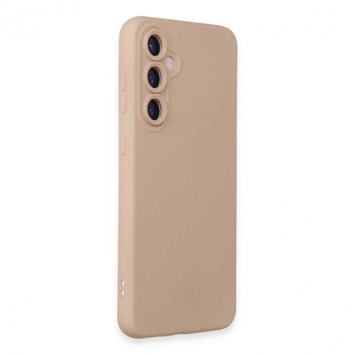 Galaxy S23 Fe Kılıf Nano İçi Kadife  - Pudra