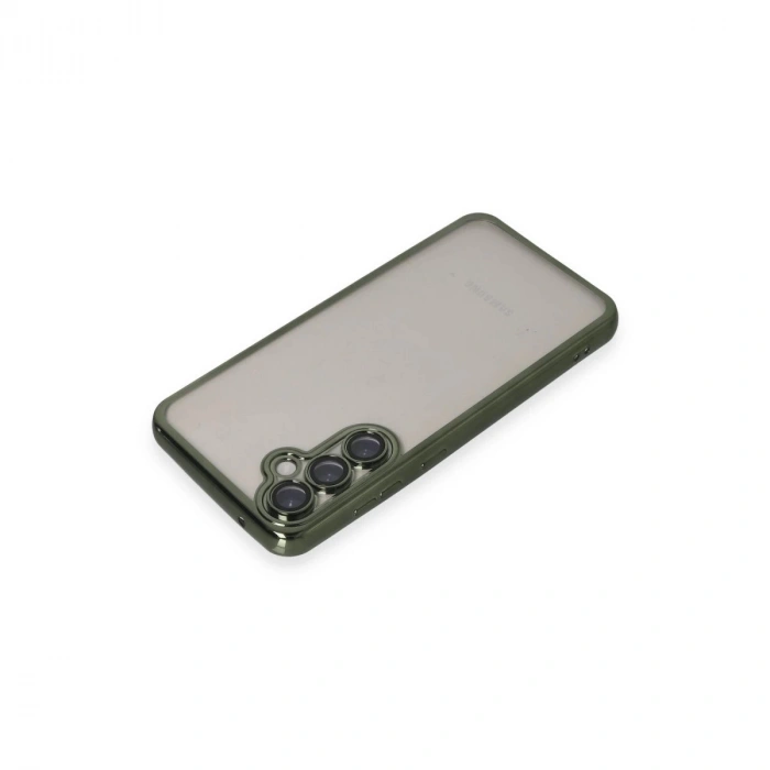 Galaxy S23 Fe Kılıf  Lensli  - Yeşil