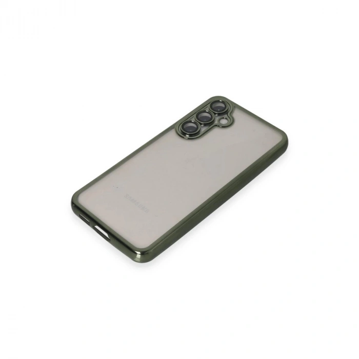 Galaxy S23 Fe Kılıf  Lensli  - Yeşil