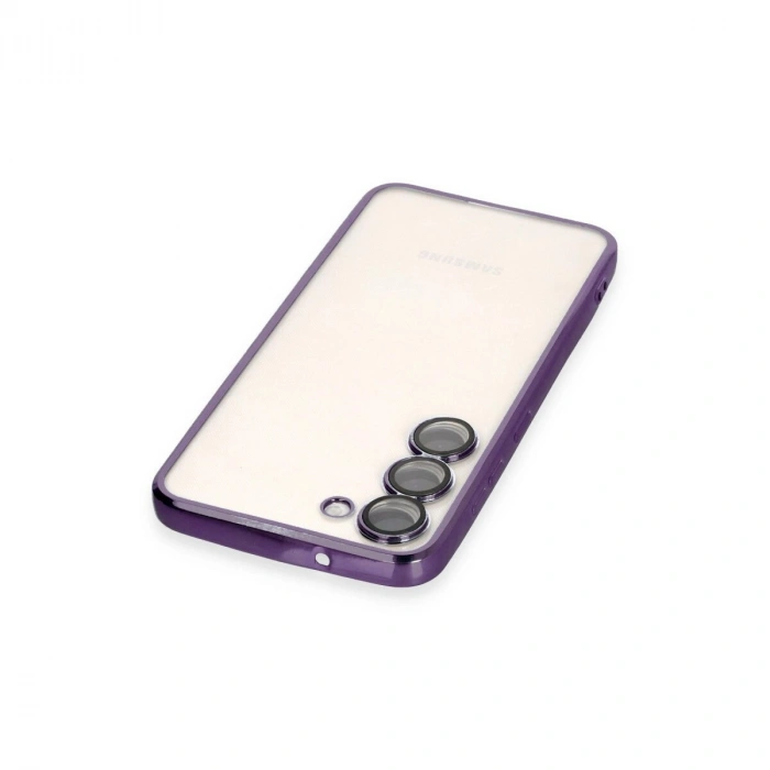 Galaxy S23 Kılıf  Lensli  - Mor