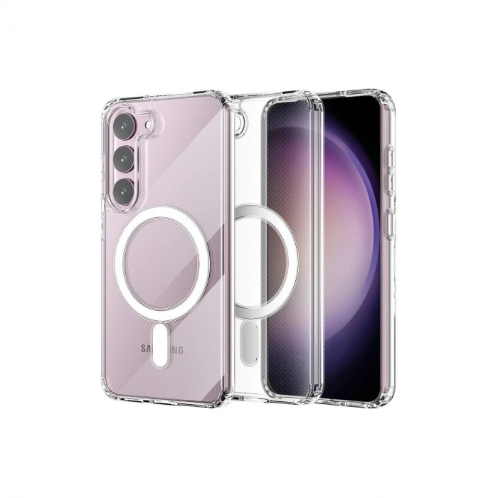 Galaxy S23 Plus Kılıf Magneticsafe Şeffaf  - Şeffaf