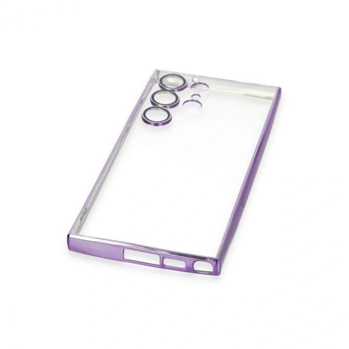 Galaxy S23 Ultra Kılıf  Lensli  - Mor