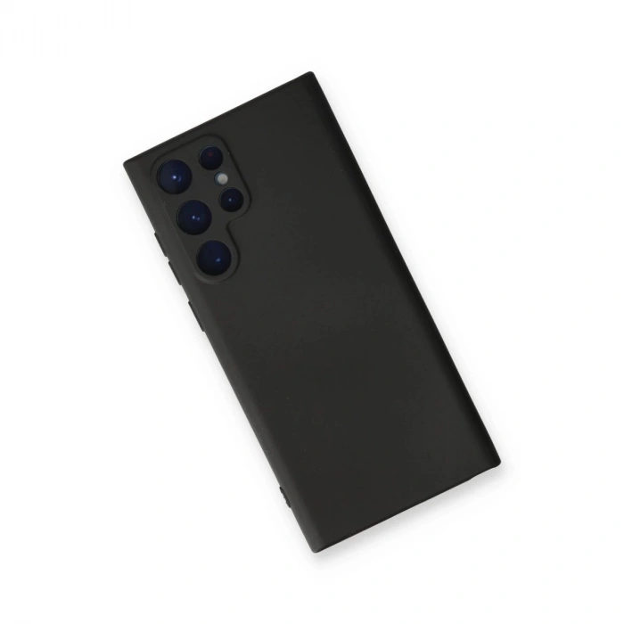 Galaxy S23 Ultra Kılıf Nano İçi Kadife  - Siyah