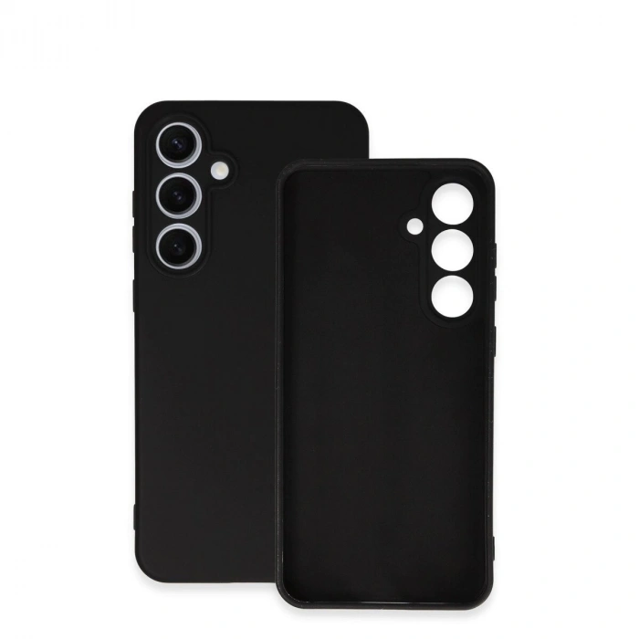 Galaxy S24 Fe Kılıf Nano İçi Kadife  - Siyah