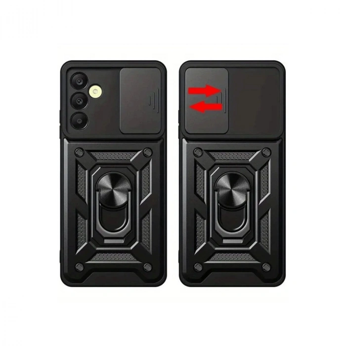 Galaxy S24 Fe Pars Lens Yüzüklü  - Kırmızı