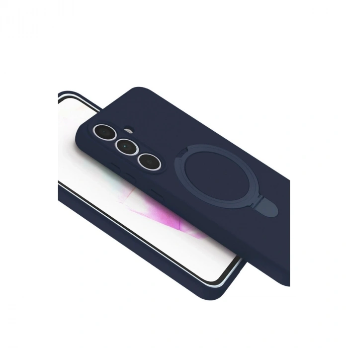 Galaxy S24 Fe Regal Magsafe Standlı Kapak - Lacivert