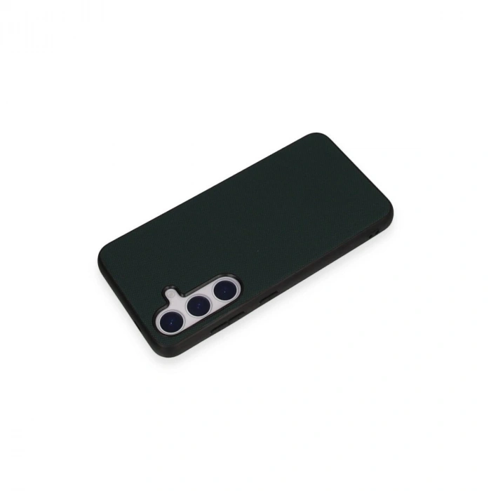 Galaxy S24 Kılıf Taft Kapak - Koyu Yeşil