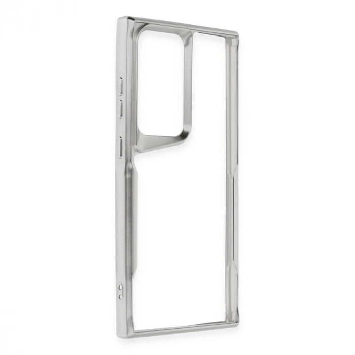 Galaxy S24 Ultra Kılıf Boyi  Kapak - Gümüş