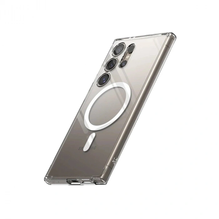 Galaxy S24 Ultra Kılıf Magneticsafe Şeffaf  - Şeffaf