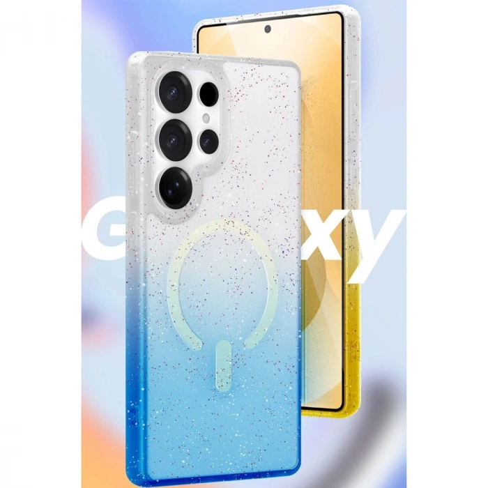 Galaxy S24 Ultra Pummel Shiny Magsafe Kapak - Gold