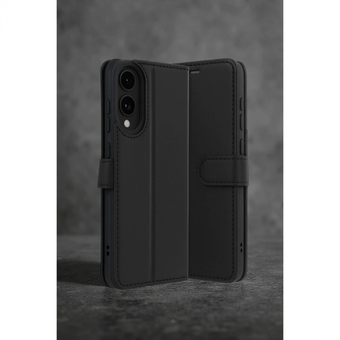 Galaxy S25 Edge Trend S Plus Kapaklı Kılıf - Siyah