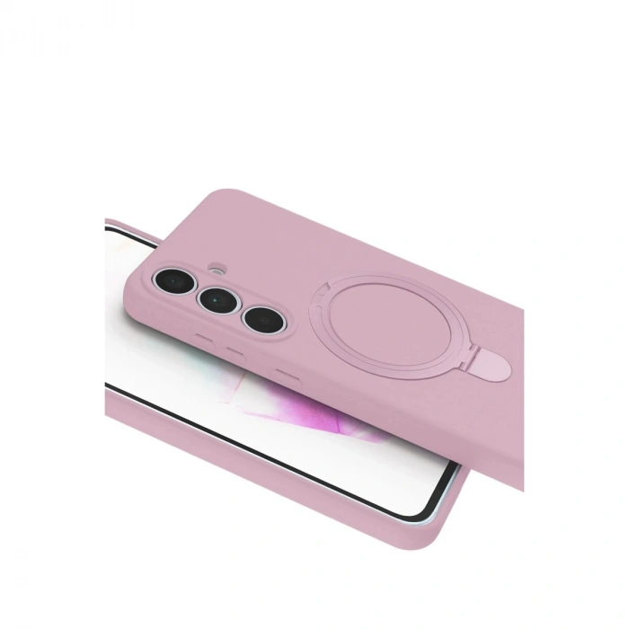 Galaxy S25 Fe Regal Magsafe Standlı Kapak - Açık Pembe