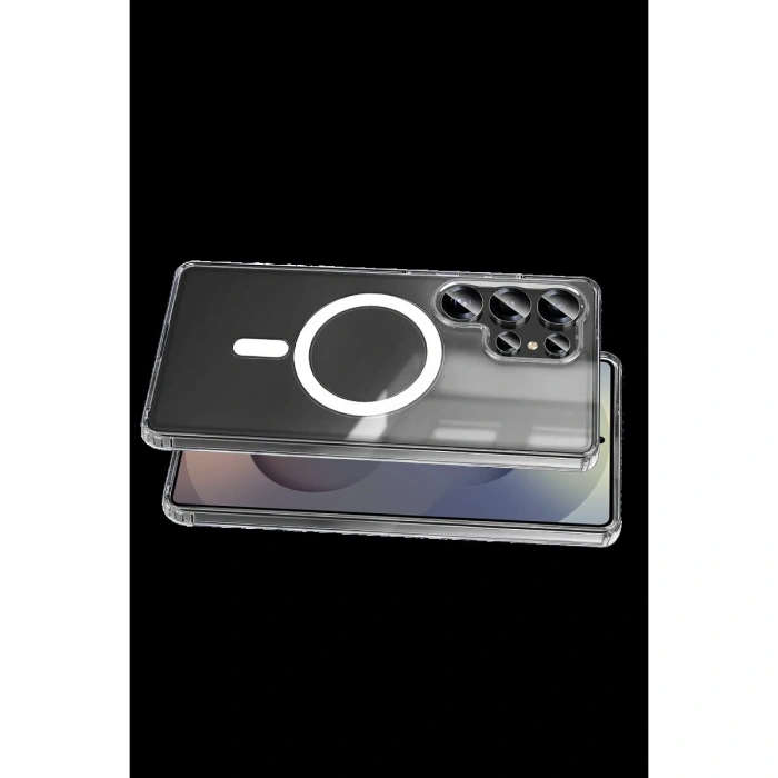 Galaxy S25 Ultra Kılıf Magneticsafe Şeffaf  - Şeffaf