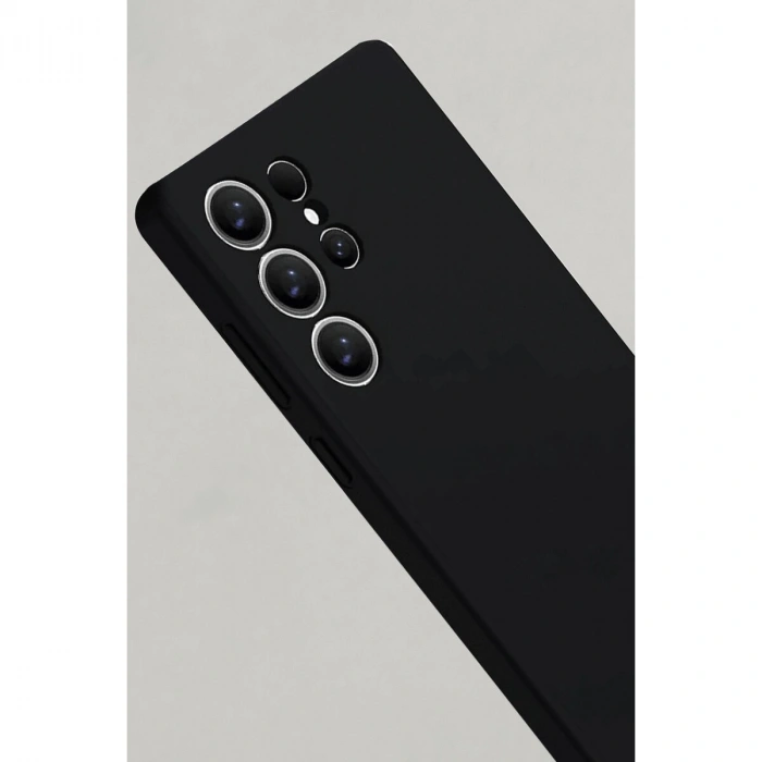 Galaxy S25 Ultra Kılıf Nano İçi Kadife  - Siyah
