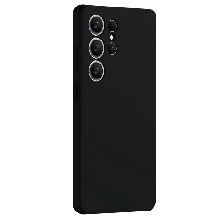 Galaxy S25 Ultra Kılıf Nano İçi Kadife  - Siyah