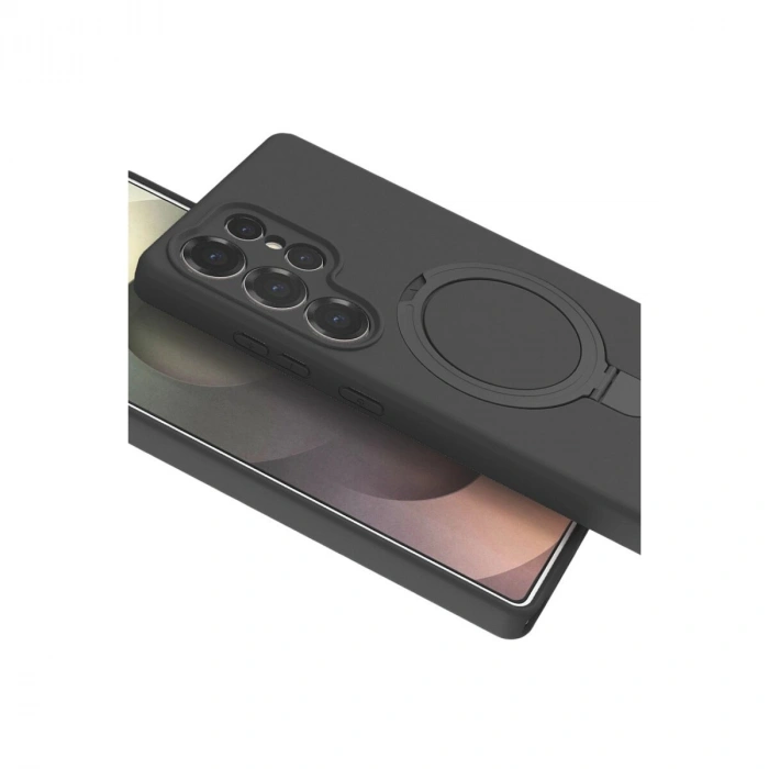 Galaxy S25 Ultra Regal Magsafe Standlı Kapak - Titan Gri