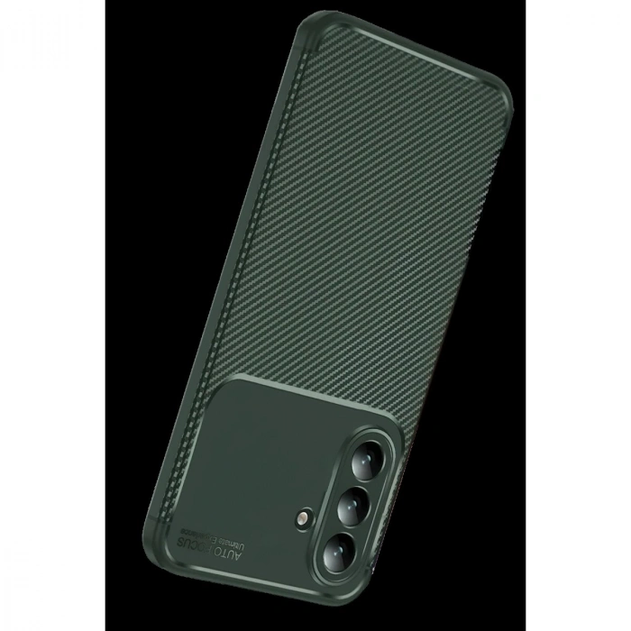 Galaxy S26 Auto Fus Karbon Kapak - Koyu Yeşil