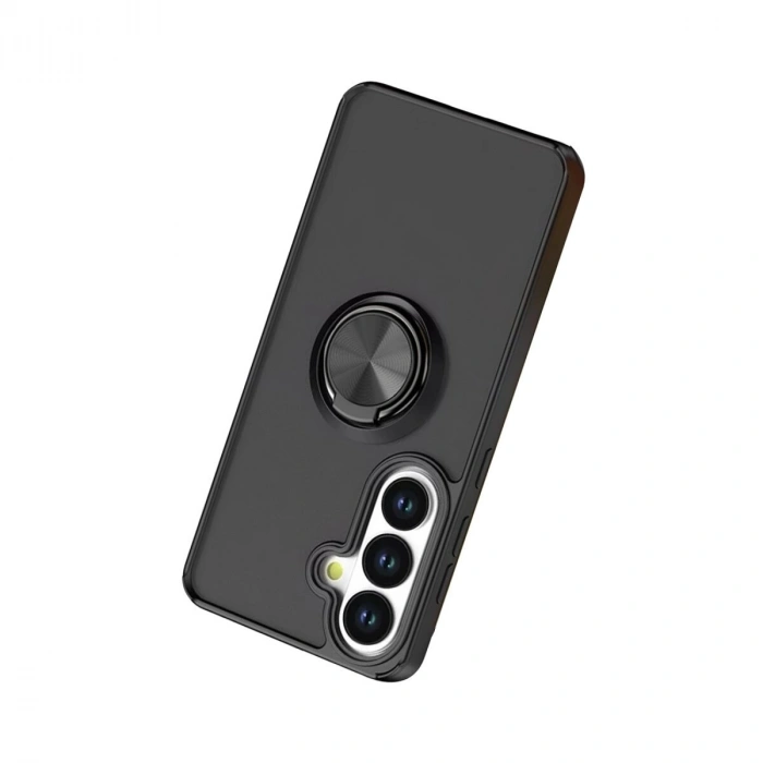 Galaxy S26 Plus Montreal Yüzüklü  Kapak - Siyah
