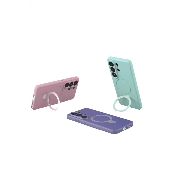 Galaxy S26 Regal Magsafe Standlı Kapak - Derin Mor