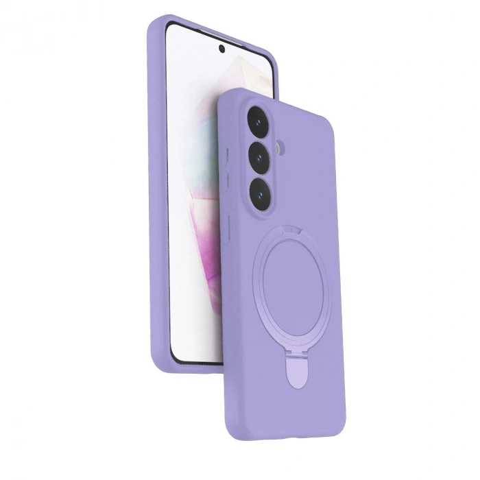 Galaxy S26 Regal Magsafe Standlı Kapak - Lila