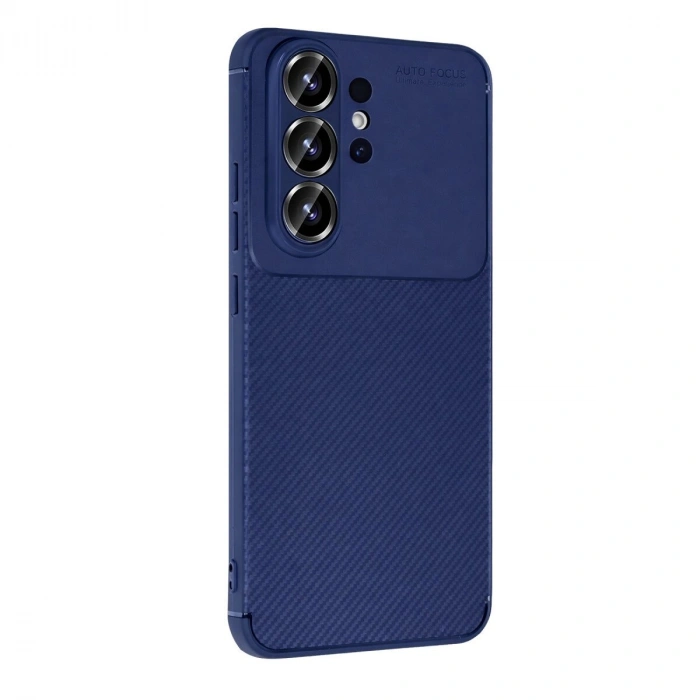 Galaxy S26 Ultra Auto Fus Karbon Kapak - Lacivert