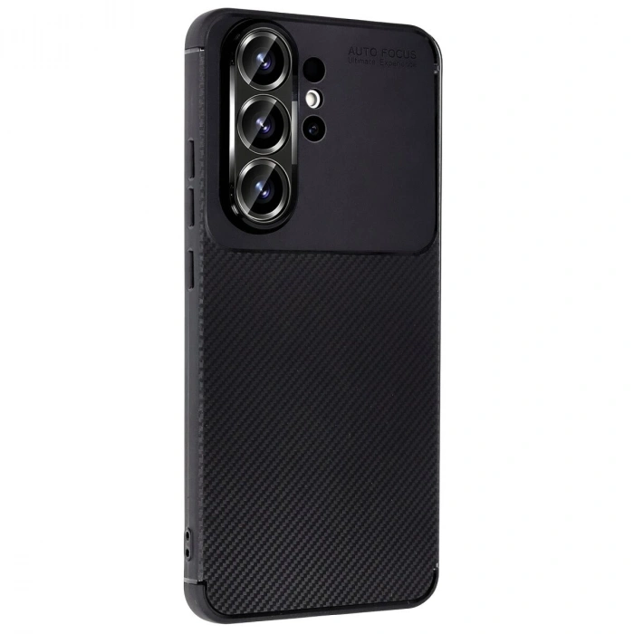 Galaxy S26 Ultra Auto Fus Karbon Kapak - Siyah