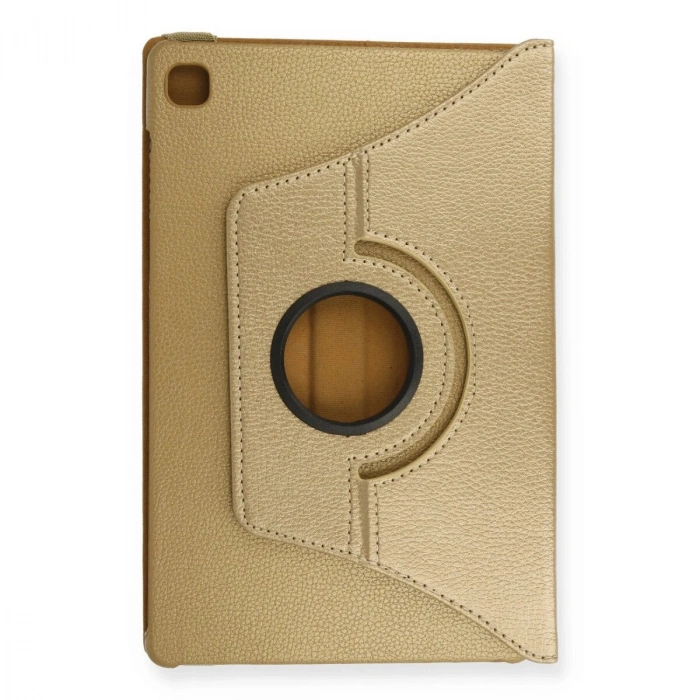 Galaxy T500 Tab A7 10.4 Kılıf 360 Tablet Deri Kılıf - Gold