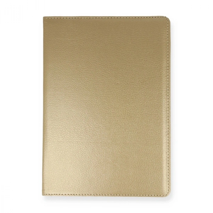 Galaxy T500 Tab A7 10.4 Kılıf 360 Tablet Deri Kılıf - Gold