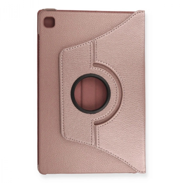 Galaxy T500 Tab A7 10.4 Kılıf 360 Tablet Deri Kılıf - Rose Gold