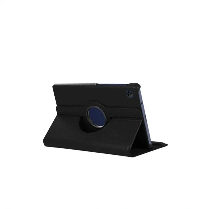 Galaxy Tab A11 360 Tablet Deri Kılıf - Siyah