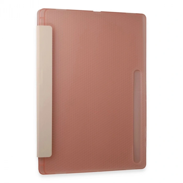 Galaxy Tab A9 Kılıf Kalemlikli Mars Tablet Kılıfı - Rose Gold