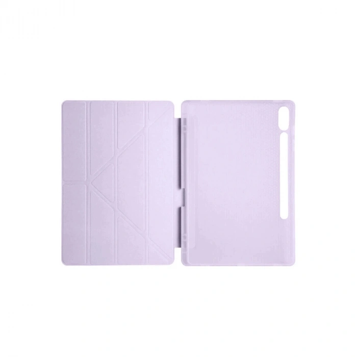 Galaxy X610 Tab S9 Fe Plus 12.4 Kılıf Kalemlikli Mars Tablet Kılıfı - Lila