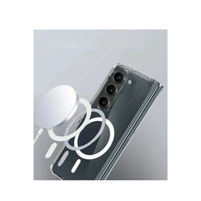 Galaxy Z Fold 6 Kılıf Magneticsafe Şeffaf  - Şeffaf