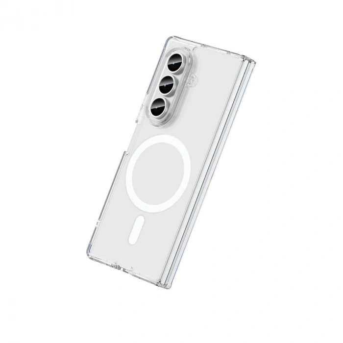 Galaxy Z Fold 7 Kılıf Magneticsafe Şeffaf  - Şeffaf