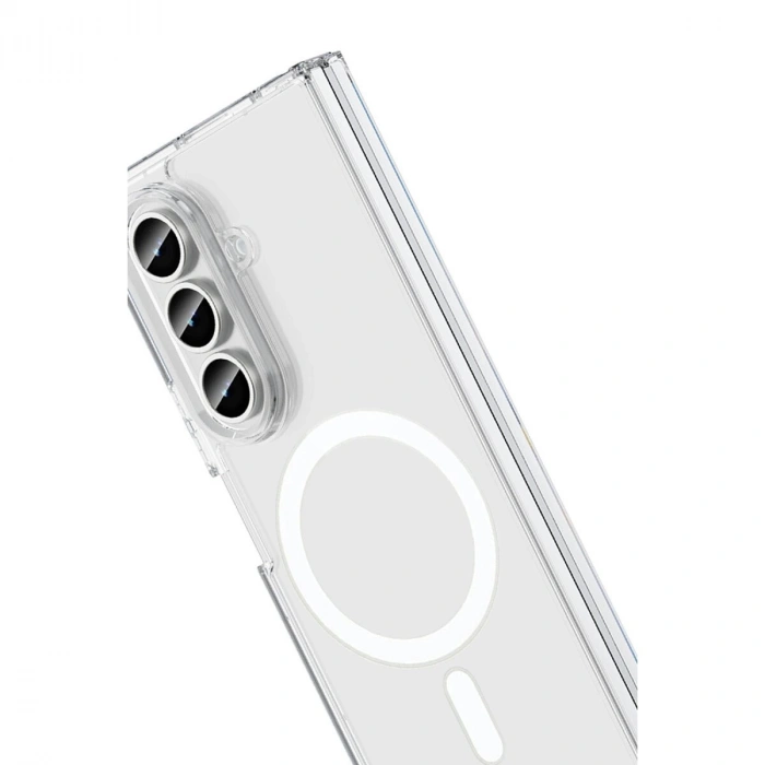 Galaxy Z Fold 7 Kılıf Magneticsafe Şeffaf  - Şeffaf