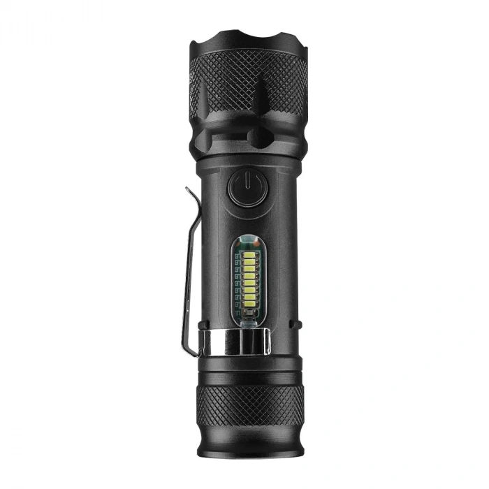Gd-350 Usb Şarjlı Mıknatıslı Zoomlu El Feneri