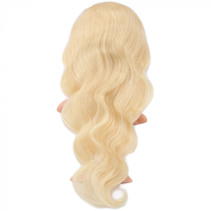 Gerçek Front Lace Daalı Platin Tül Peruk / 70/75cm