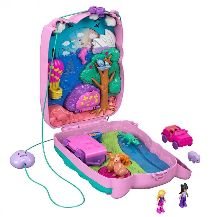 GKJ63 Polly Pket Çanta Olabilen Micro Oyun Setleri / +4 yaş