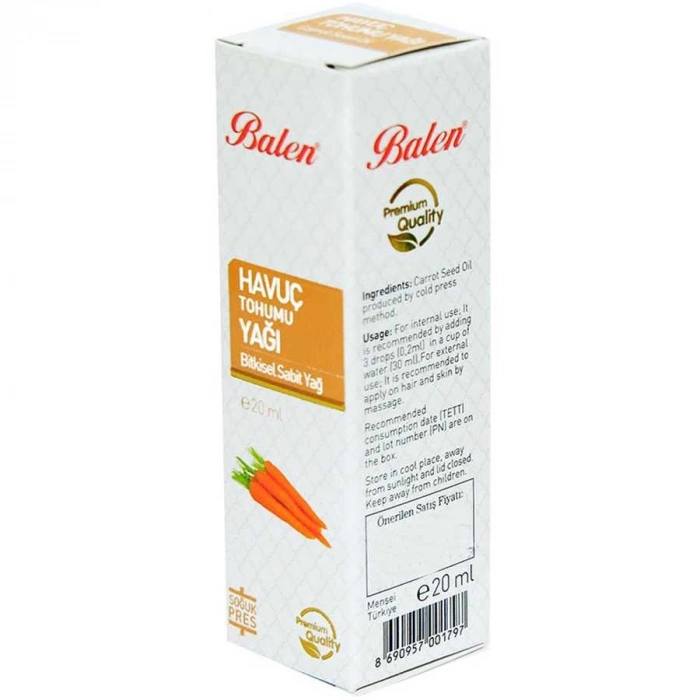 Huç Tohumu Yağı Soğuk Pres 20 ML Cam Şişe