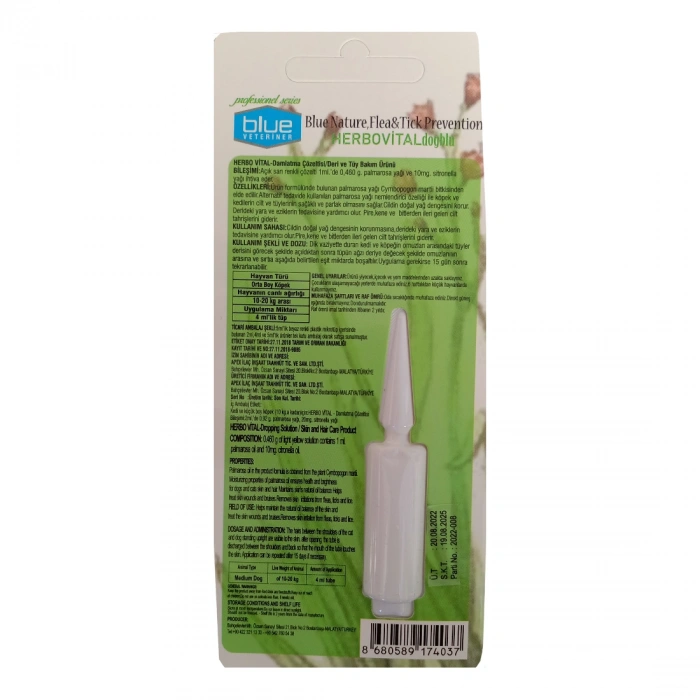 Herbio sel Köpek Damlası 4 ml ( 10-20 kg )